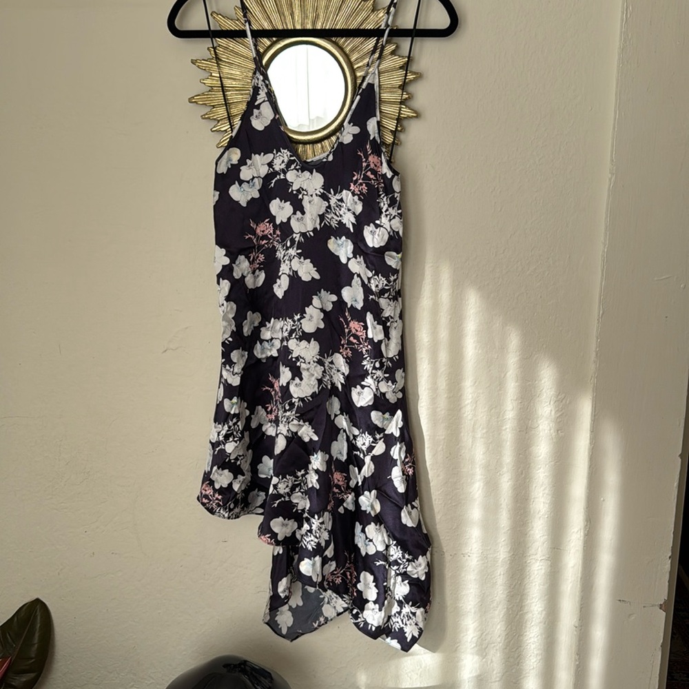 Violet & Wren Silk Asymmetrical Nightie